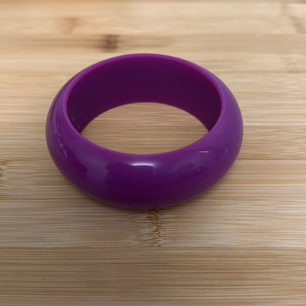 Jellystone Designs PURPLE BPA-free Fiesta Bangle Jelly Bracelet NEW in package